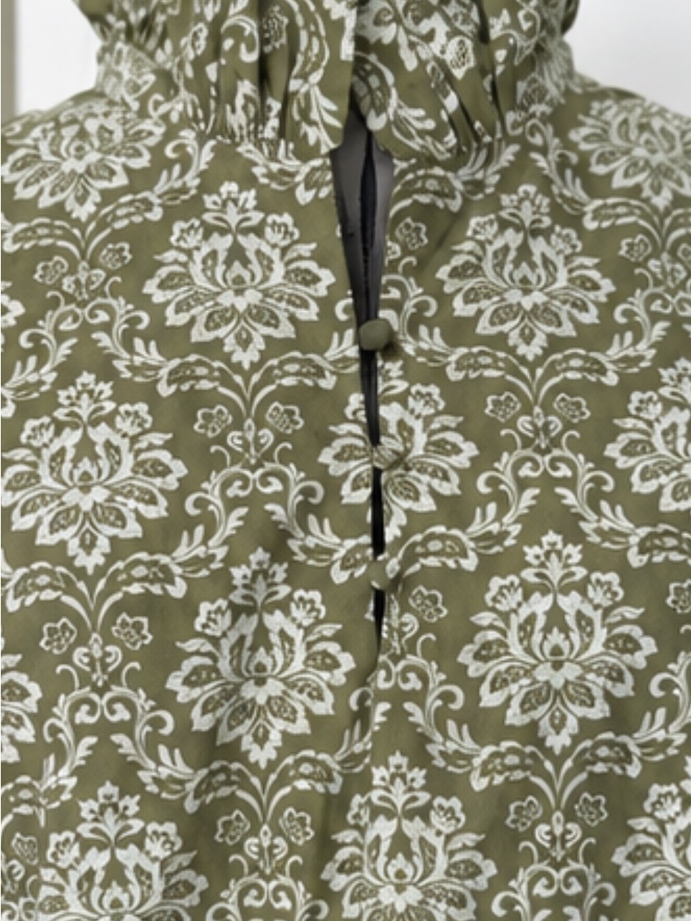 Hyacinth House Russell Mini Dress Olive Floral S NWT Tuckernuck - Picture 5 of 11